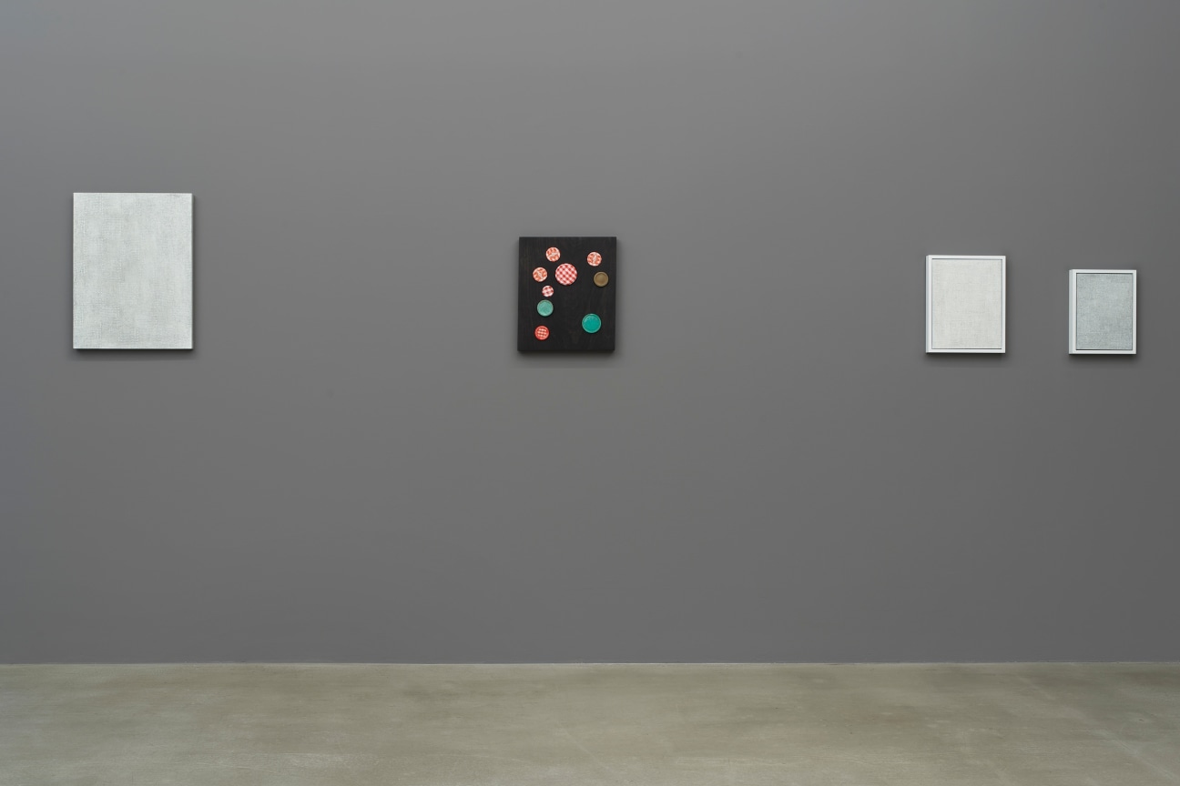 view of four artworks