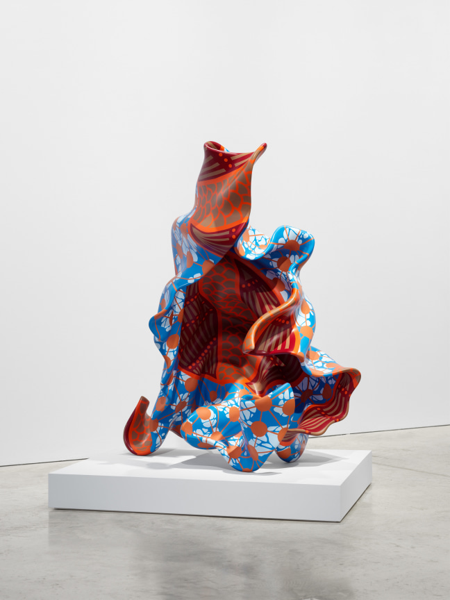 Image of YINKA SHONIBARE, CBE Bronze Textile I, 2023