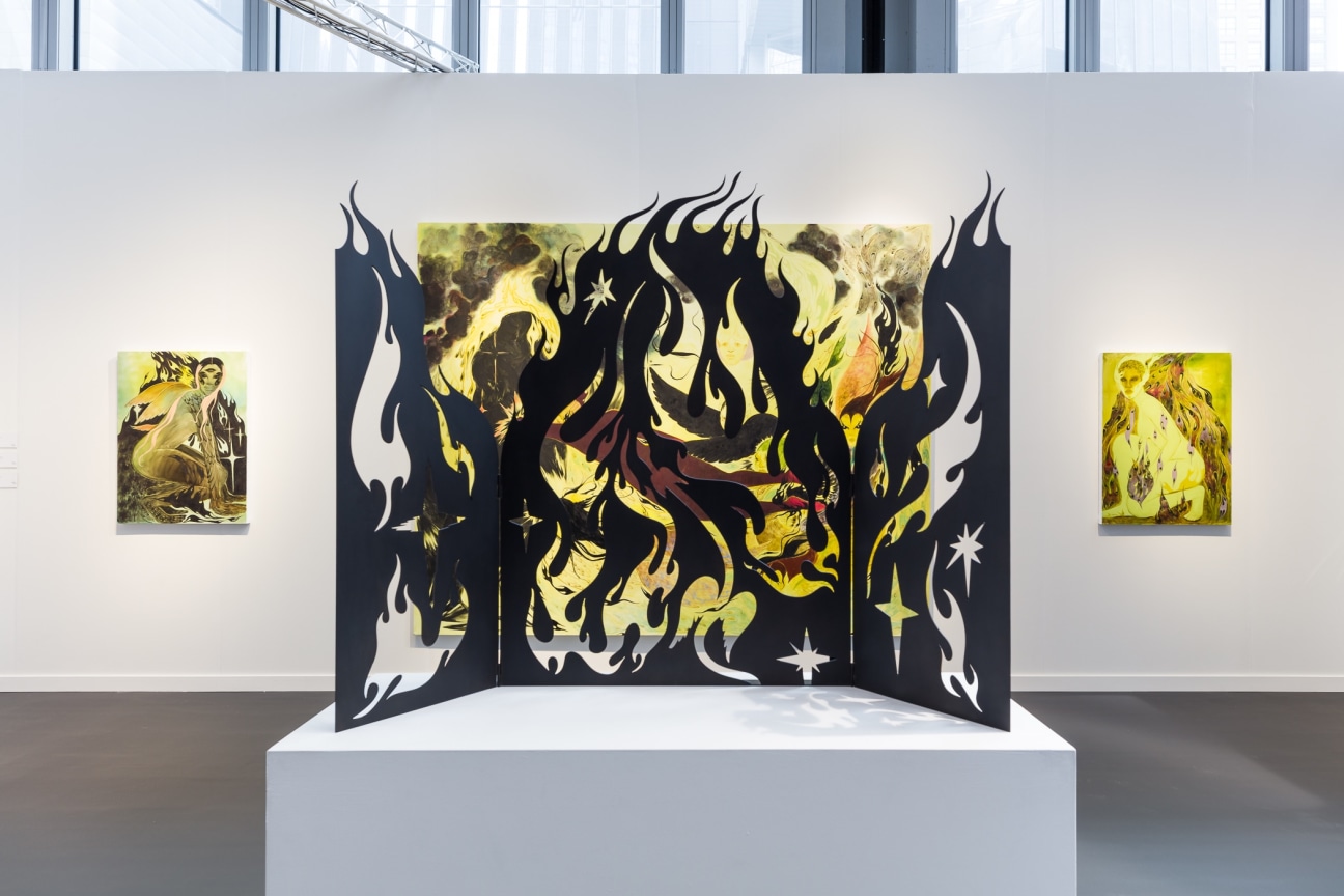 Installation View, James Cohan at Frieze New York, Booth B5, The Shed, New York, NY May 17&ndash;21