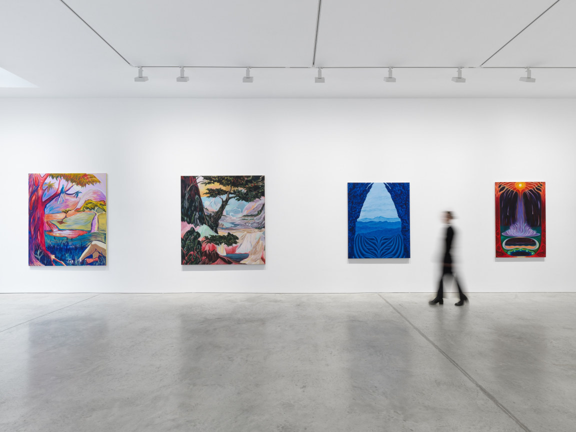 Installation view, Arcadia and Elsewhere, James Cohan, 48 Walker Street, NY, January 12 - February 10, 2024