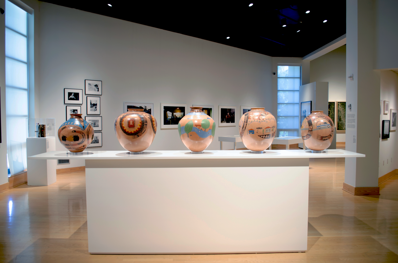 Installation View, Purple Haze: Art and Drugs Across the Americas,&nbsp;Dorsky Museum of Art, New Paltz, NY,&nbsp;September 9 - December 10, 2023.