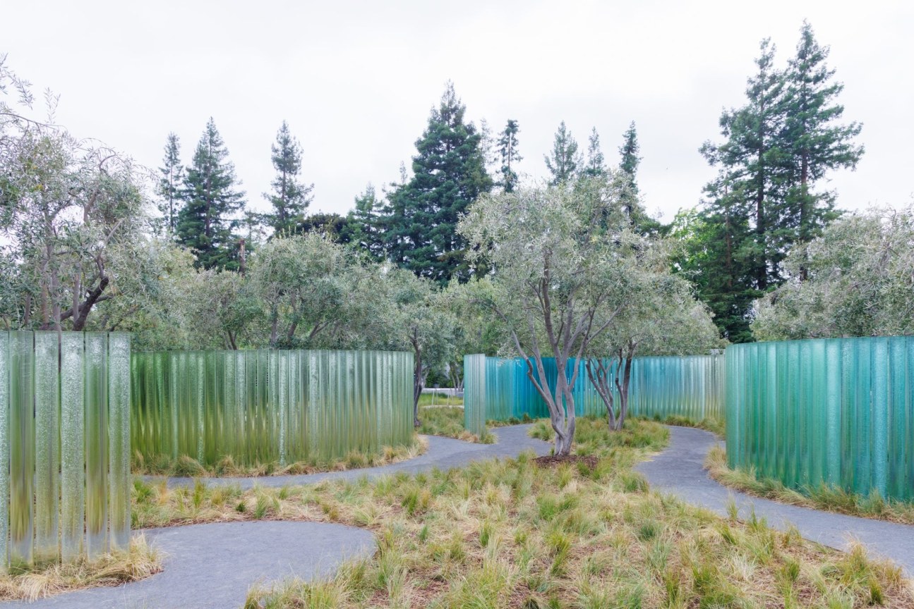 Installation view, Mirage,&nbsp;Katie Paterson and Zeller &amp; Moye, 2023.&nbsp;Commissioned by Apple.&nbsp;Photo by Iwan Baan.