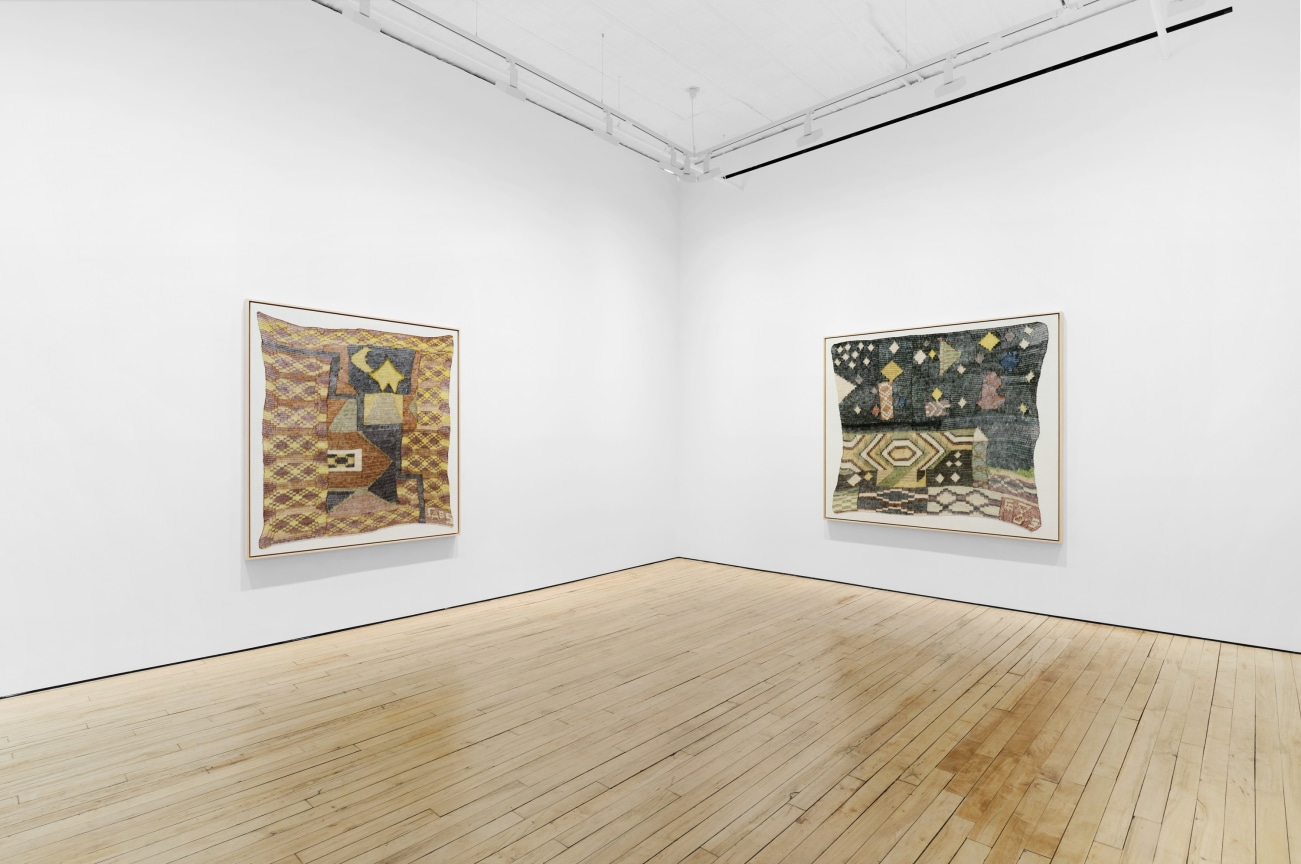 Installation view, Claudia Alarc&oacute;n &amp;amp; Sil&auml;t,&nbsp;James Cohan, 52 Walker Street, New York, NY, April 11 - May 10, 2025.