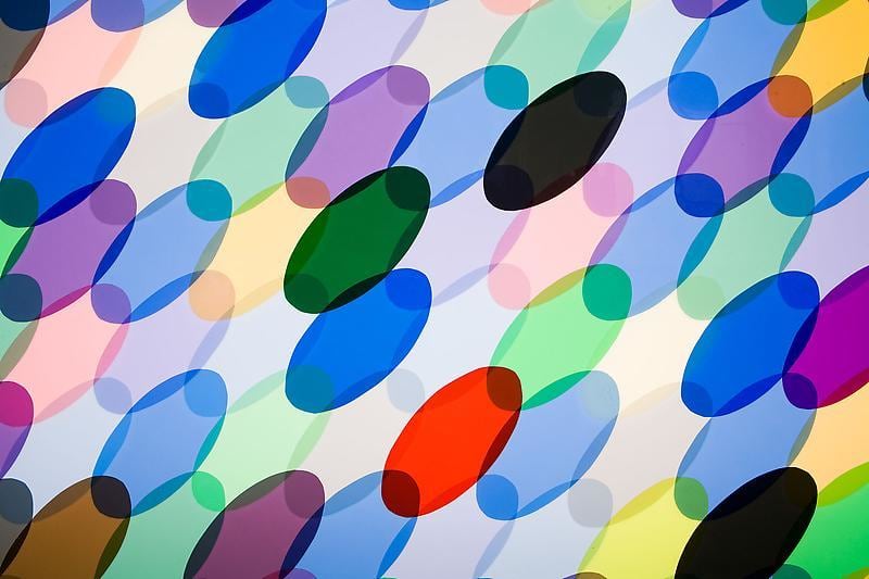 Detail of Shade by Spencer Finch