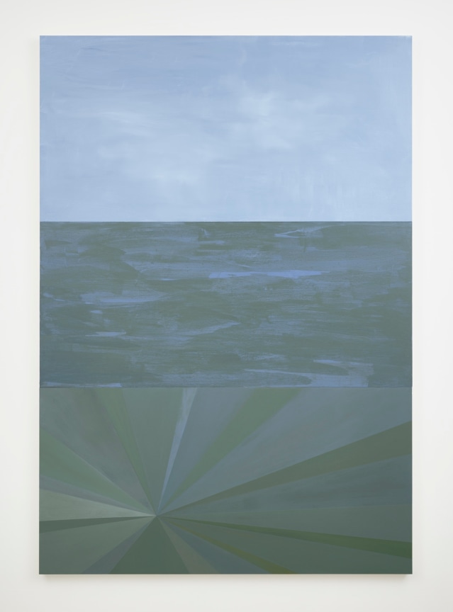 Image of byron kim's B.Q.O. 44 (Gray Ray Burst), 2023