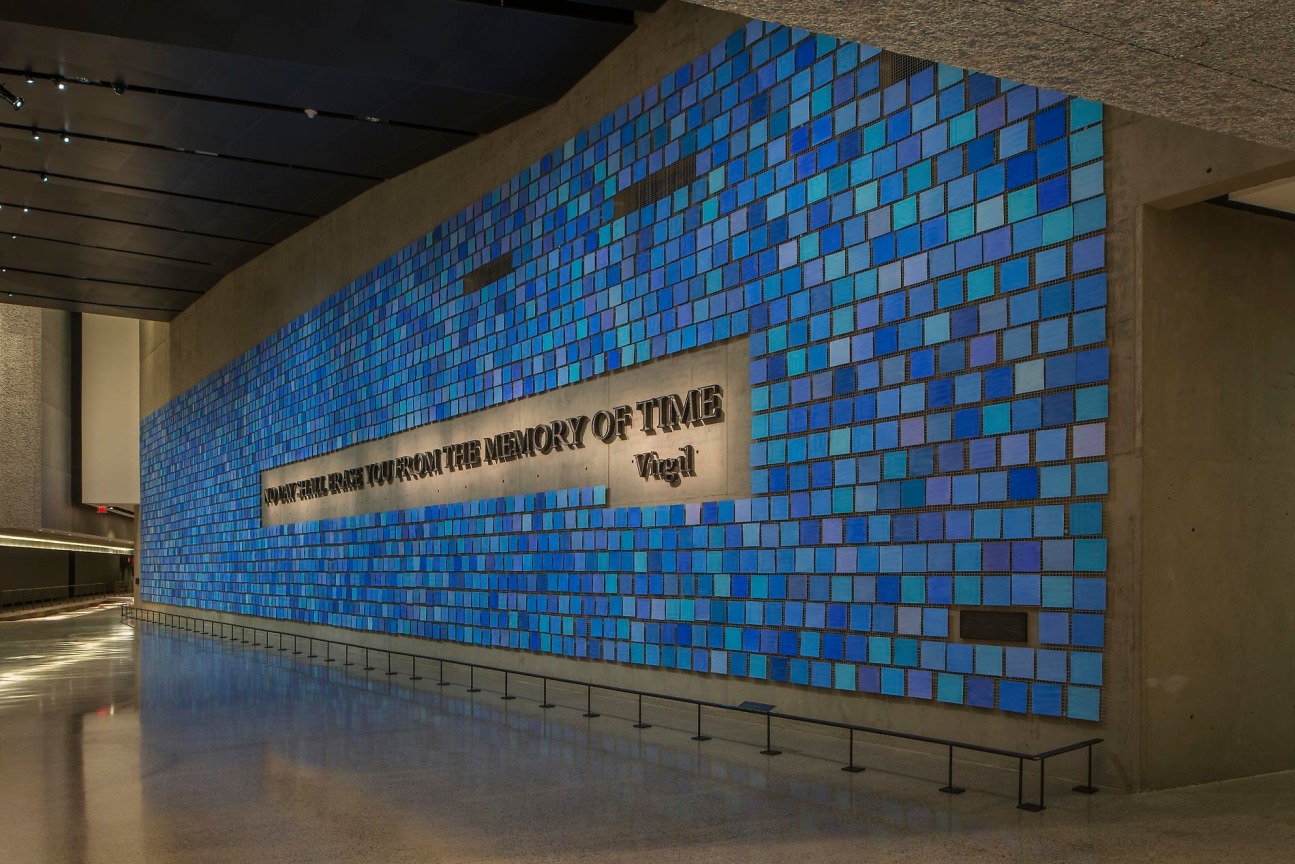Installation View, Spencer Finch, Trying to Remember the Color of the Sky on That September Morning
