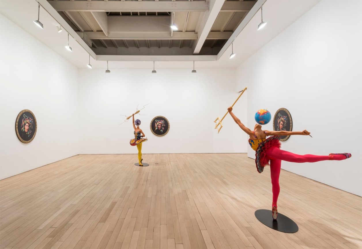 installation view of the gallery