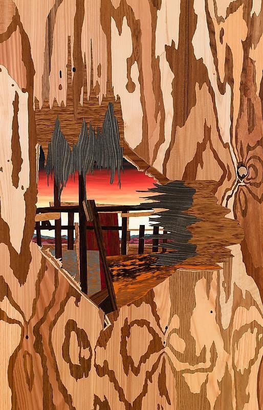 Detail of ALISON ELIZABETH TAYLOR's The Optimist's Ennui, 2013