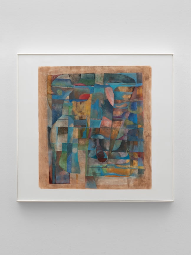 Brightly colored abstract shapes