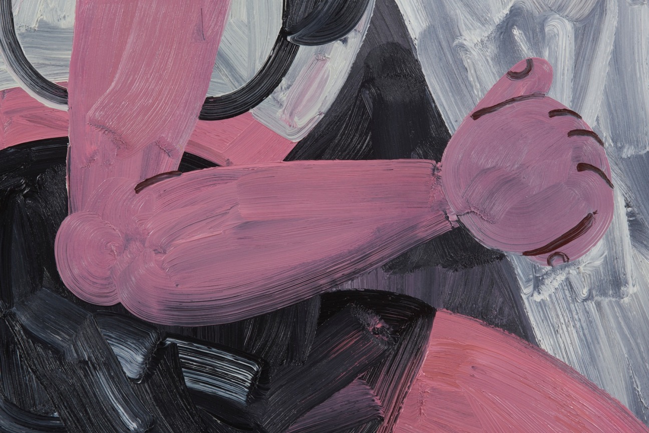 arm in running position