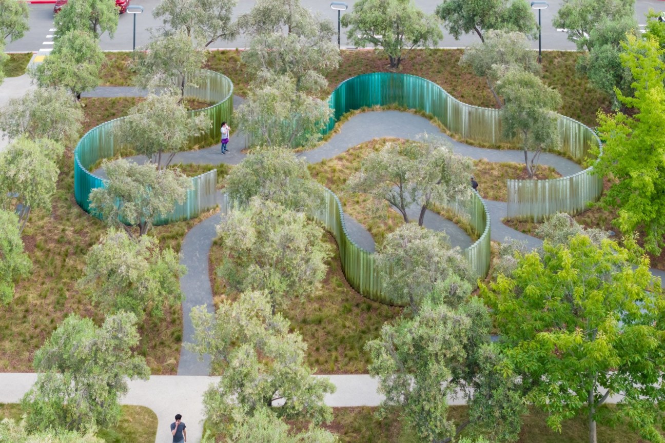 Installation view, Mirage,&nbsp;Katie Paterson and Zeller &amp; Moye, 2023.&nbsp;Commissioned by Apple.&nbsp;Photo by Iwan Baan.