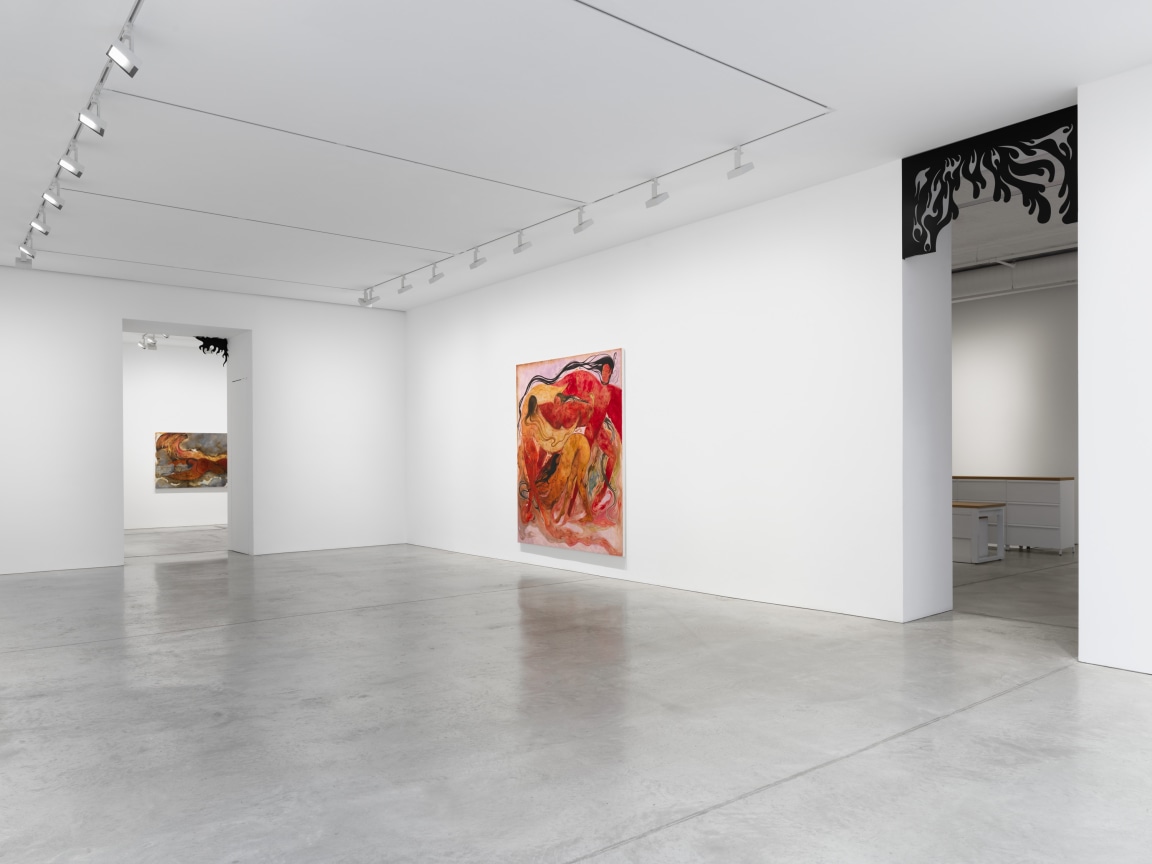 Installation view, Naudline Pierre, The Mythic Age,&nbsp;James Cohan, 48 Walker Street, New York, NY, September 6 - October 19, 2024.