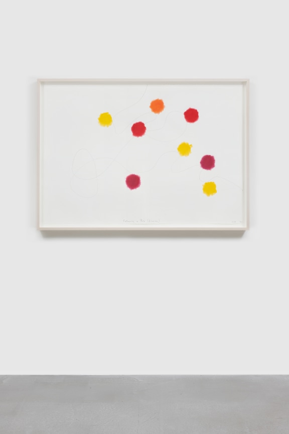 Image of SPENCER FINCH's Following a Bee (Zinnias), 2018