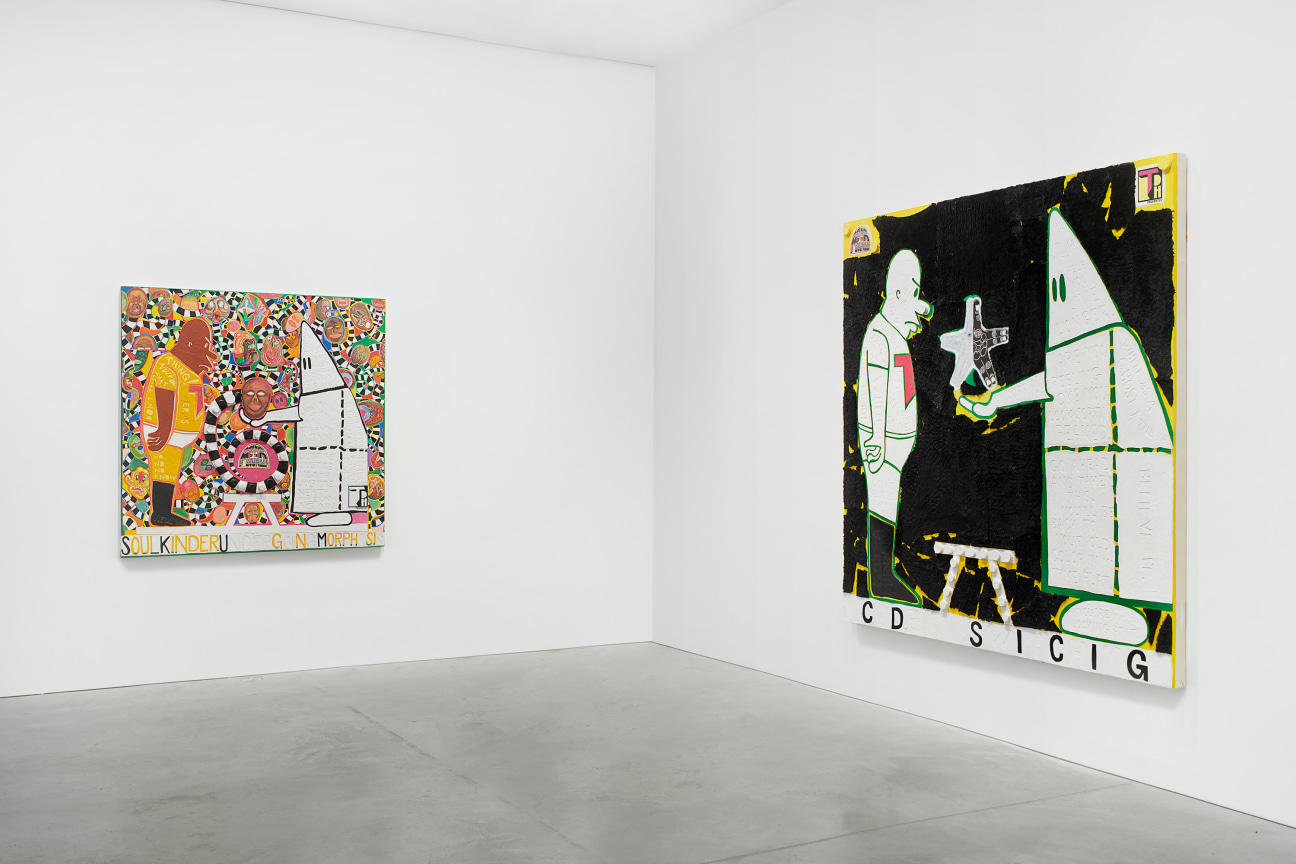 Installation view: Trenton Doyle Hancock: Something American,