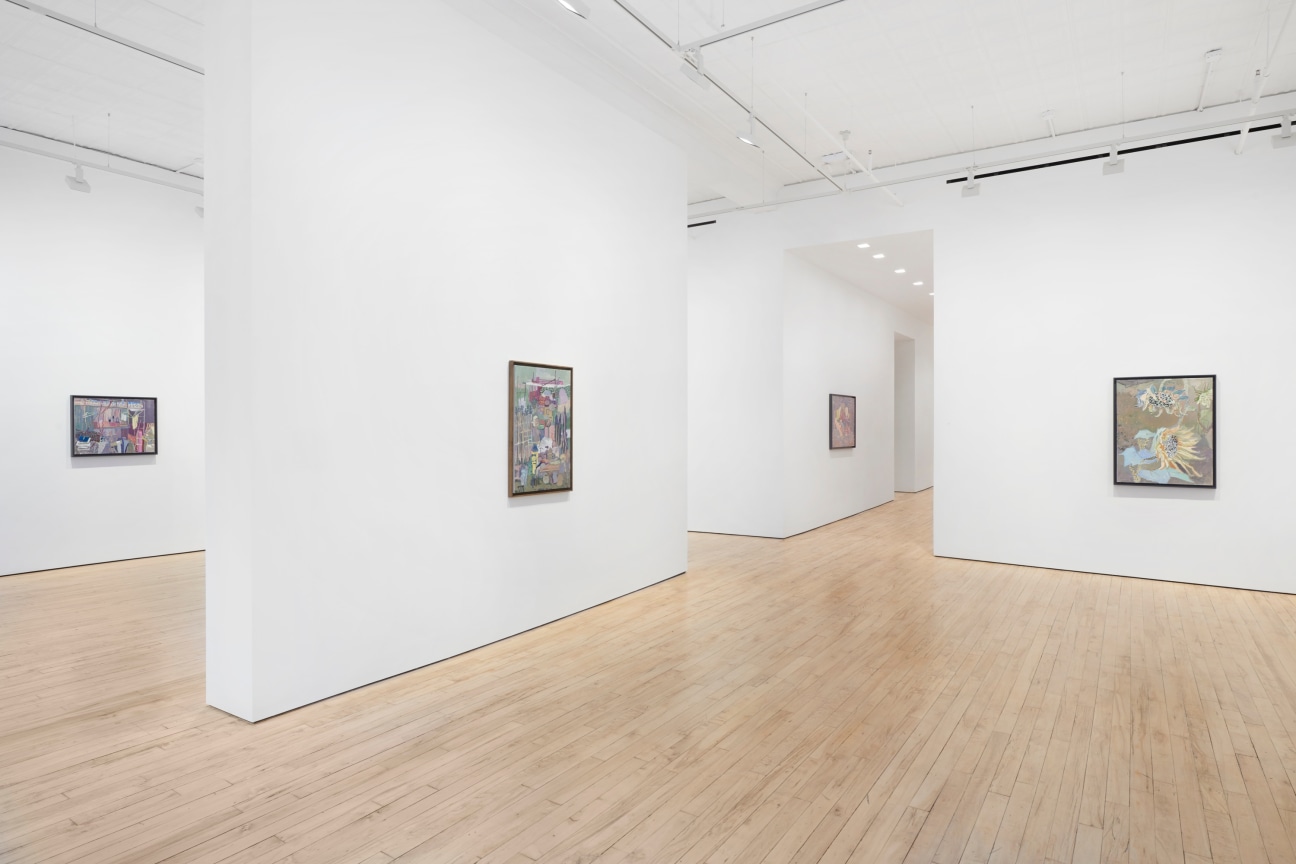 Installation view, Yun-Fei Ji, The Sunflower Turned Its Back, James Cohan, 52 Walker Street, November 17, 2022 - January 7, 2023