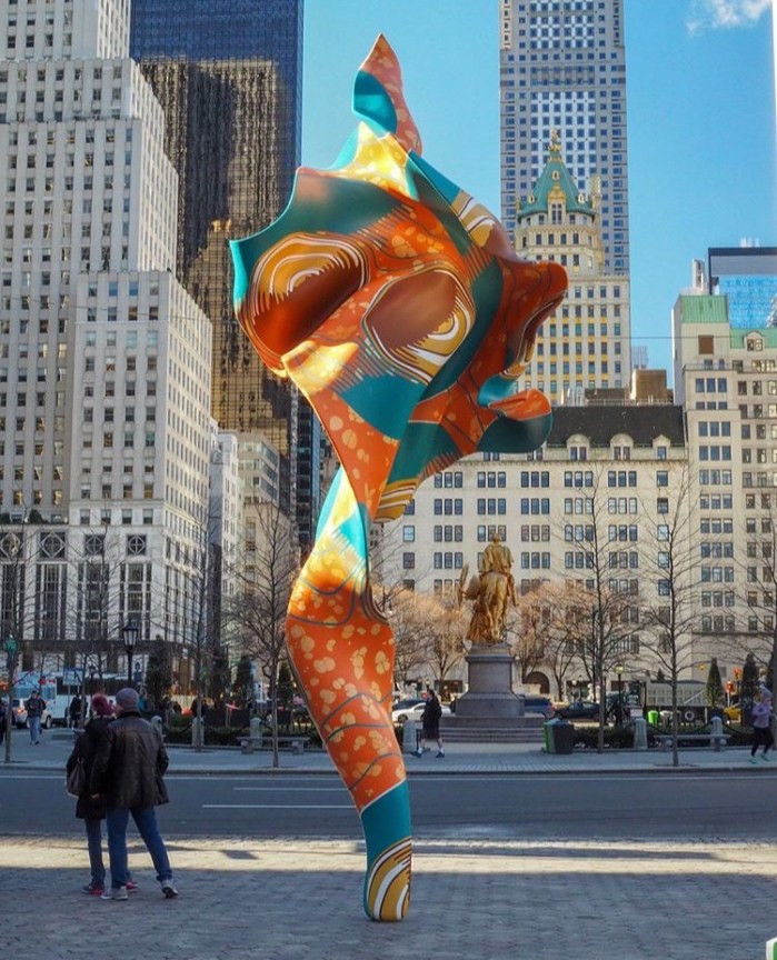 image of Yinka Shonibare's Wind Sculpture (SG) I, 2017