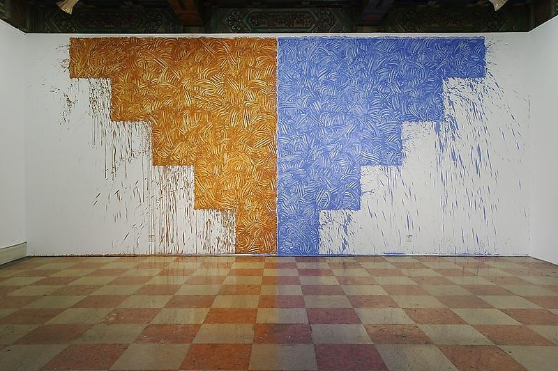 wall work by Richard Long