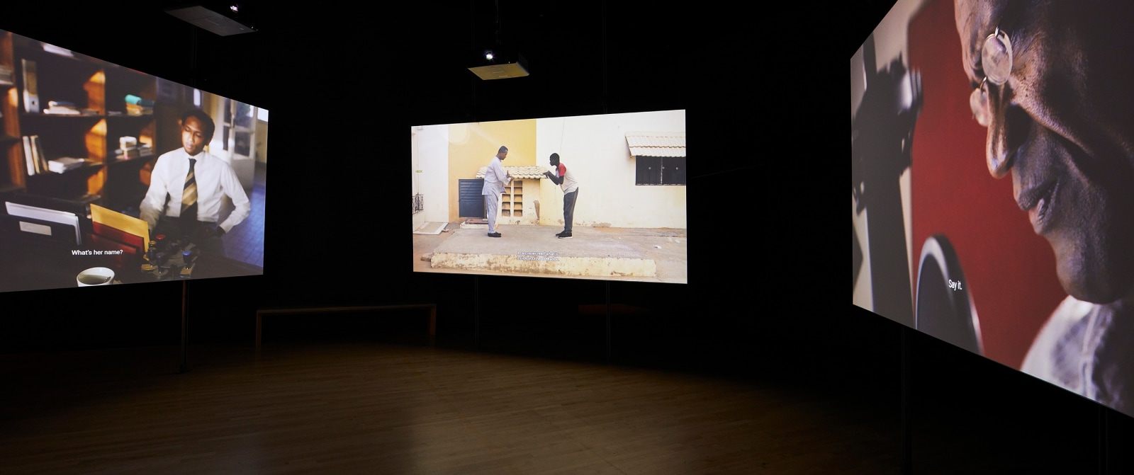 Installation View of tuan andrew nguyen's Radiant Remembrance, 2021