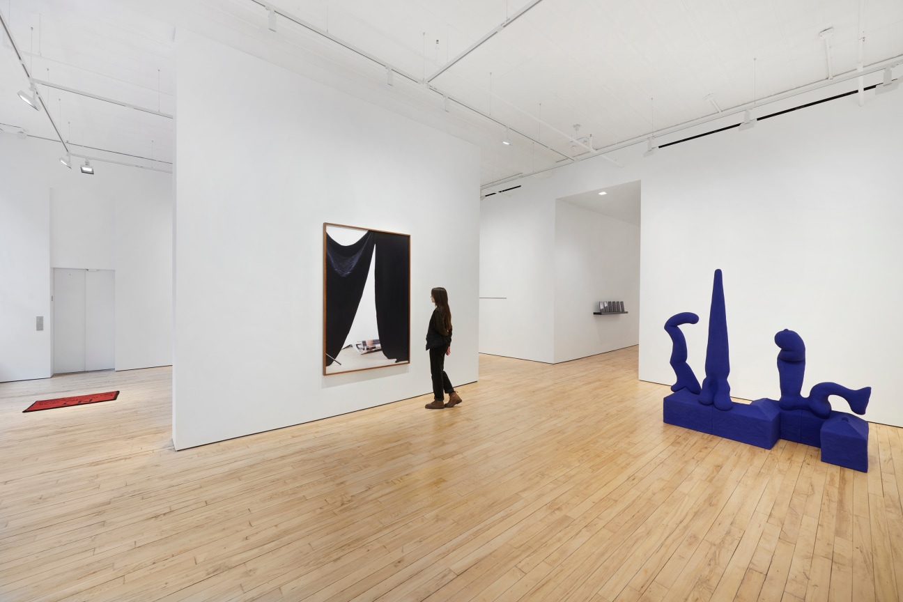 view of several artworks