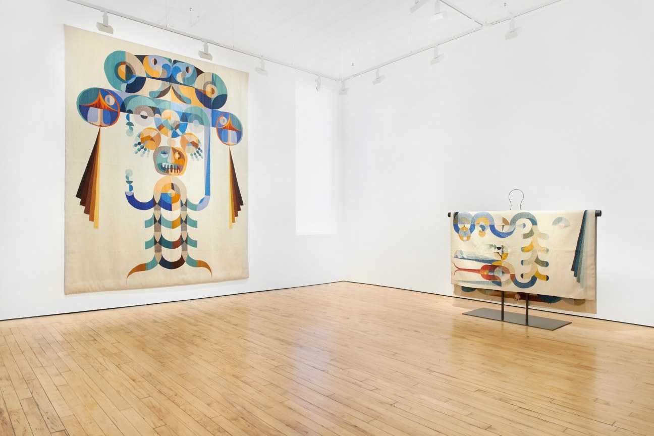 Installation view, Eamon Ore-Giron: Talking Shit, James Cohan, 52 Walker Street, NY, September 8 - October 21, 2023.