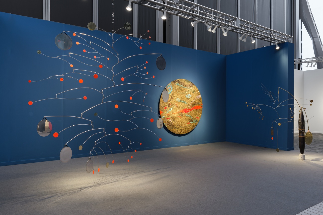 Installation view, James Cohan at Frieze New York, Booth B4, New York, NY, May 7 - 11, 2025.