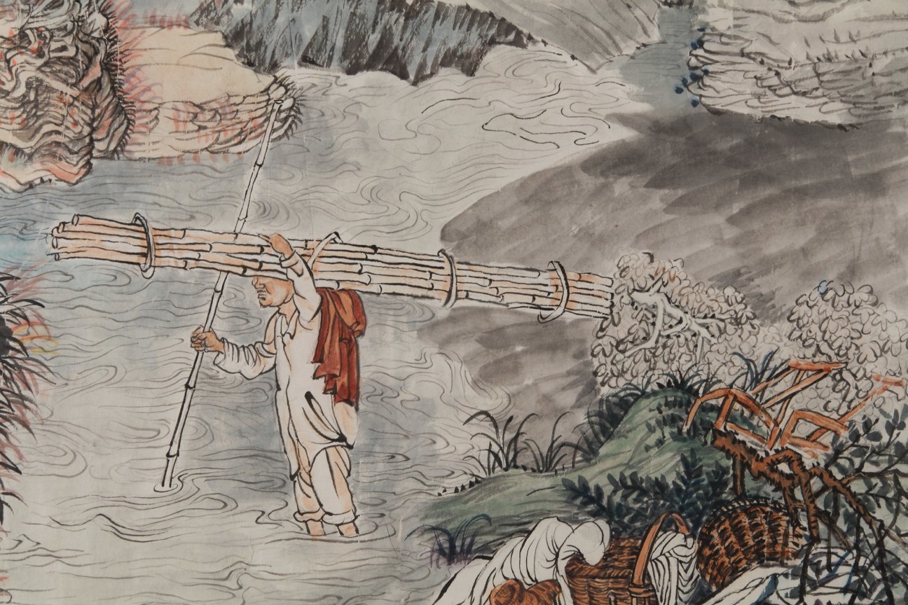 Detail of YUN-FEI JI's  The Processions, 2017-2018