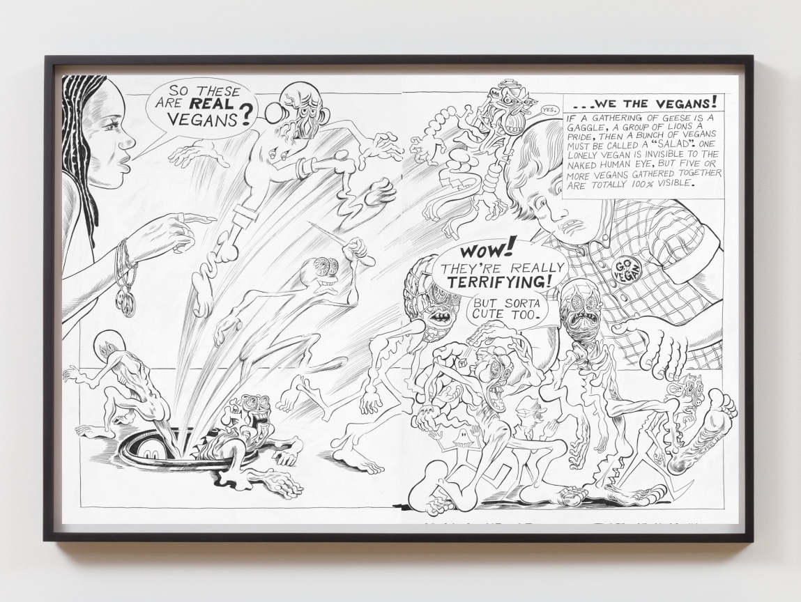 Image of TRENTON DOYLE HANCOCK's Trenton Doyle Hancock Presents The Moundverse, Chapter 2: Veganism, 2020