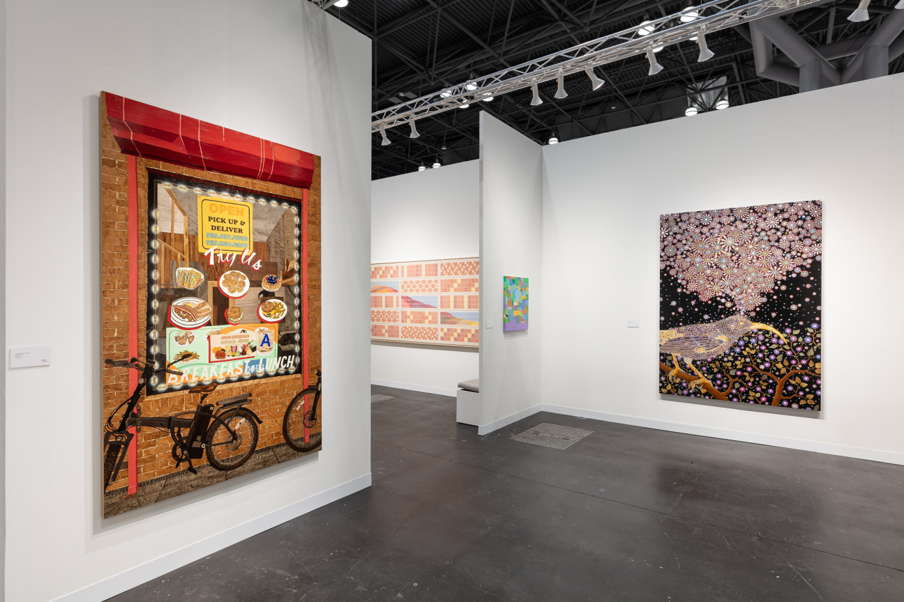 Installation view, Booth 206, The Armory Show, Javits Center, New York, September 9 - 11, 2022.