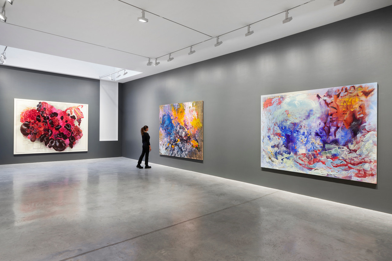 Installation view, Firelei B&aacute;ez,&nbsp;Americananana, James Cohan, 48 Walker Street,&nbsp;October 27 - December 21, 2022