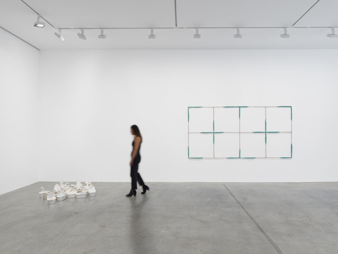 Installation view, Michelle Grabner,&nbsp;James Cohan, 48 Walker Street, NY, June 28 - July 28, 2023