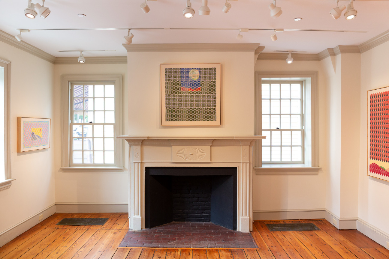 installation view of jordan nassar's Between Sky and Earth, September 14, 2019- January 5, 2020