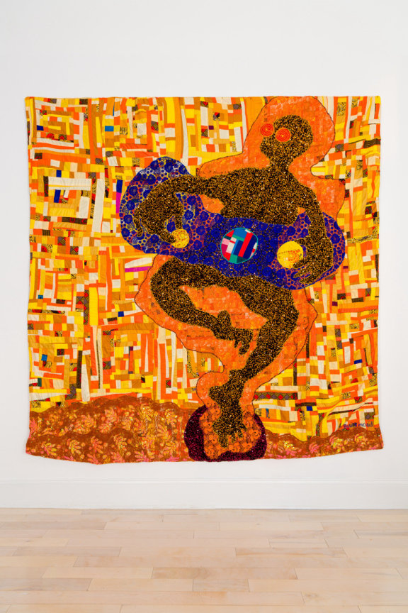Cultured Made in His Accra Studio, Basil Kincaid’s Quilts Tie