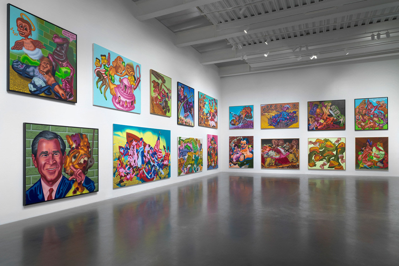 Hypebeast A Look Inside Peter Saul s Major Survey at the New