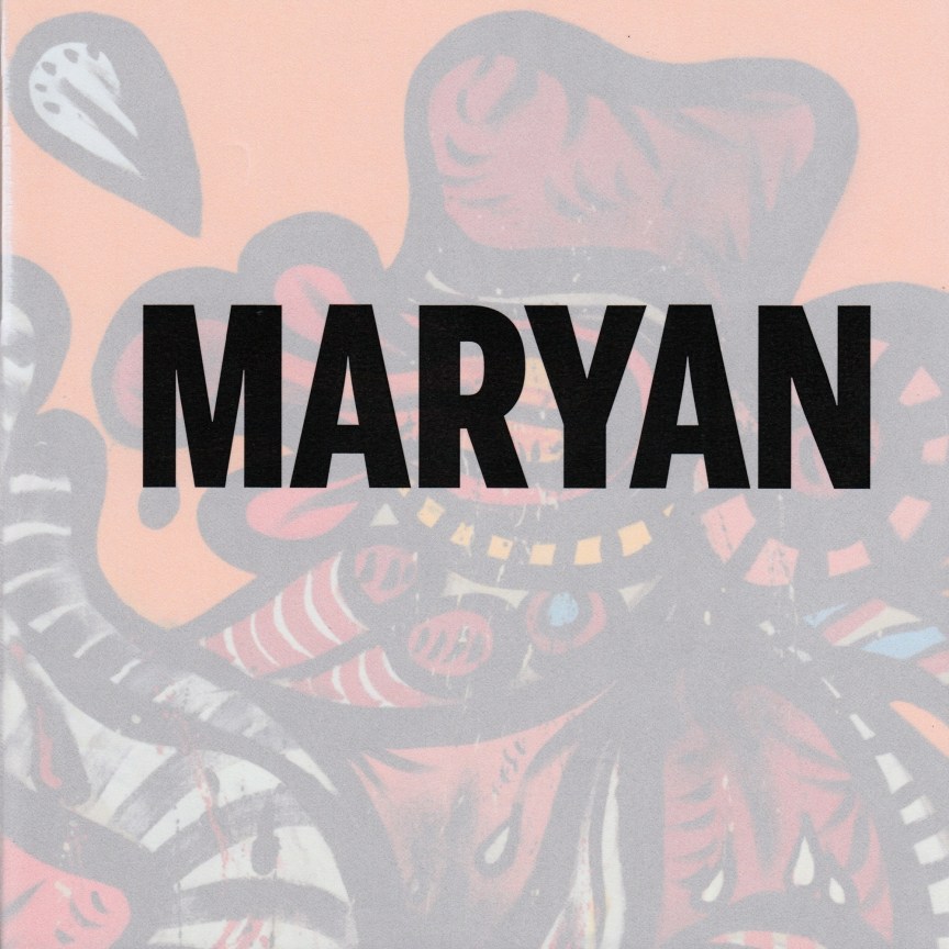 Cover of Maryan, published by Venus Over Manhattan, New York, 2018