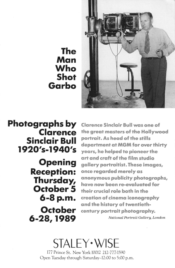 Clarence Sinclair Bull: The Man Who Shot Garbo