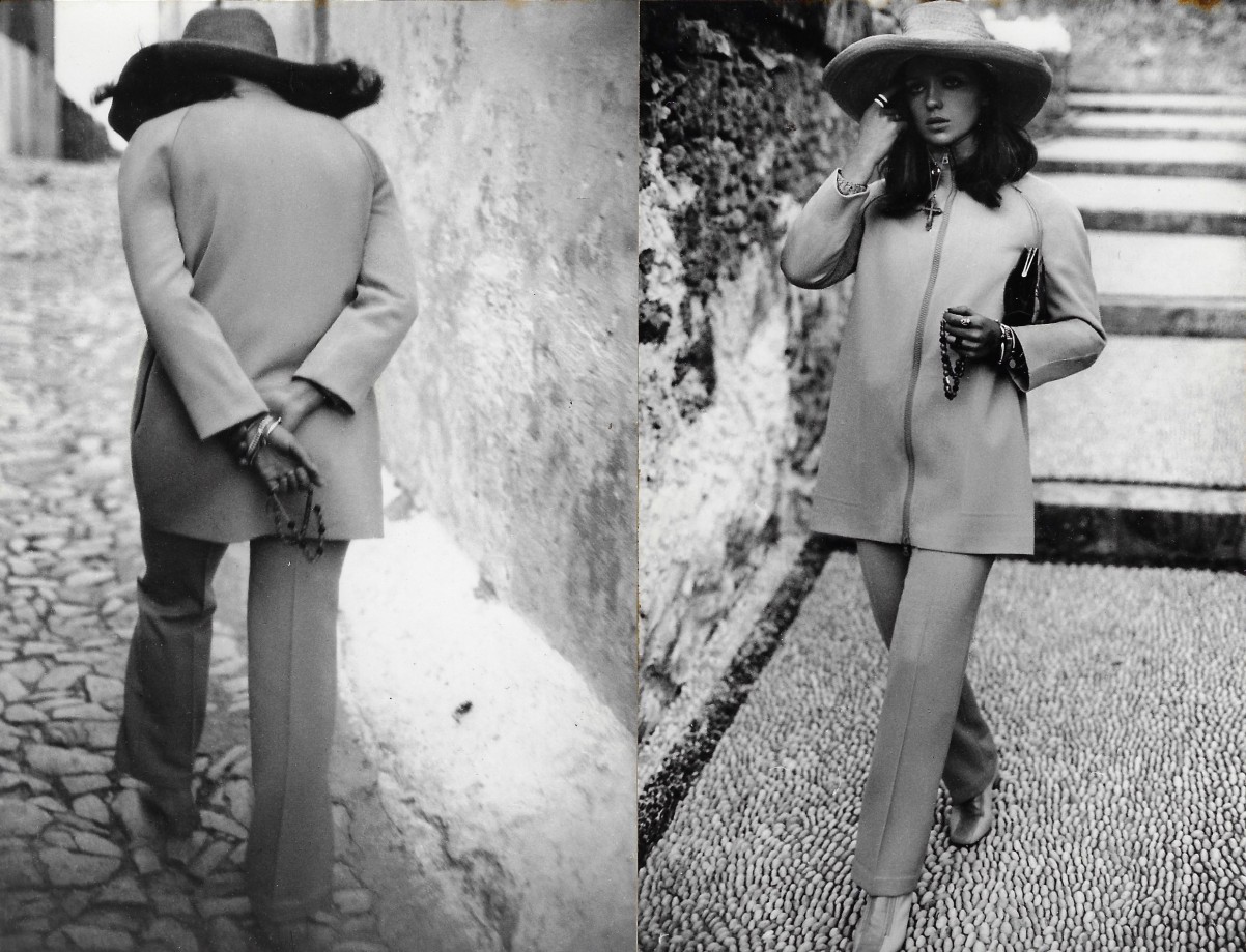 Bob Richardson, Donna Mitchell (Diptych), Paris VOGUE, 1967