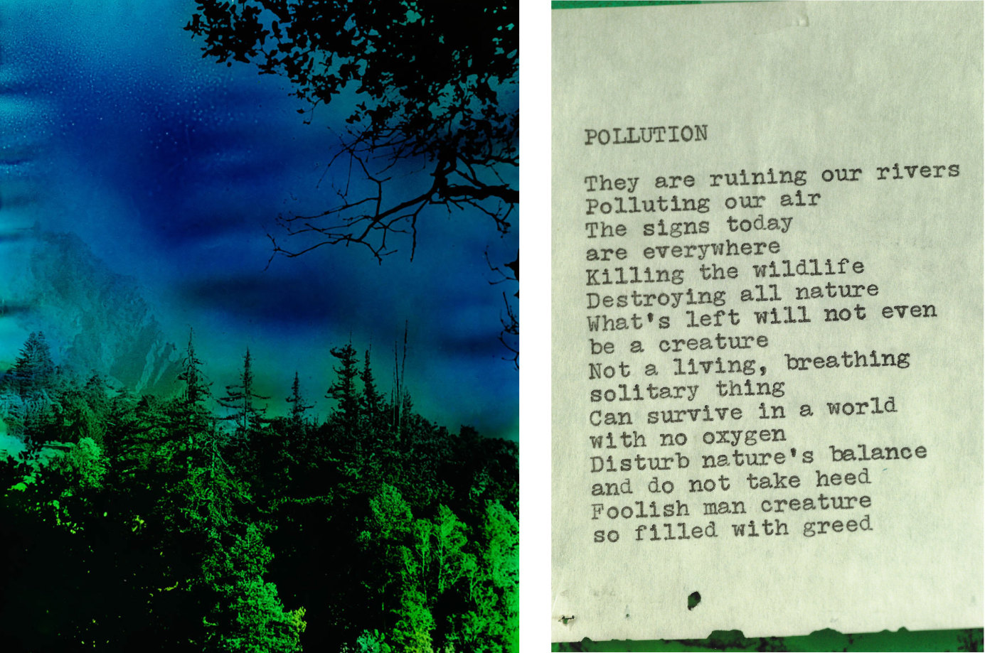 Kali, Blue Tahoe Diptych