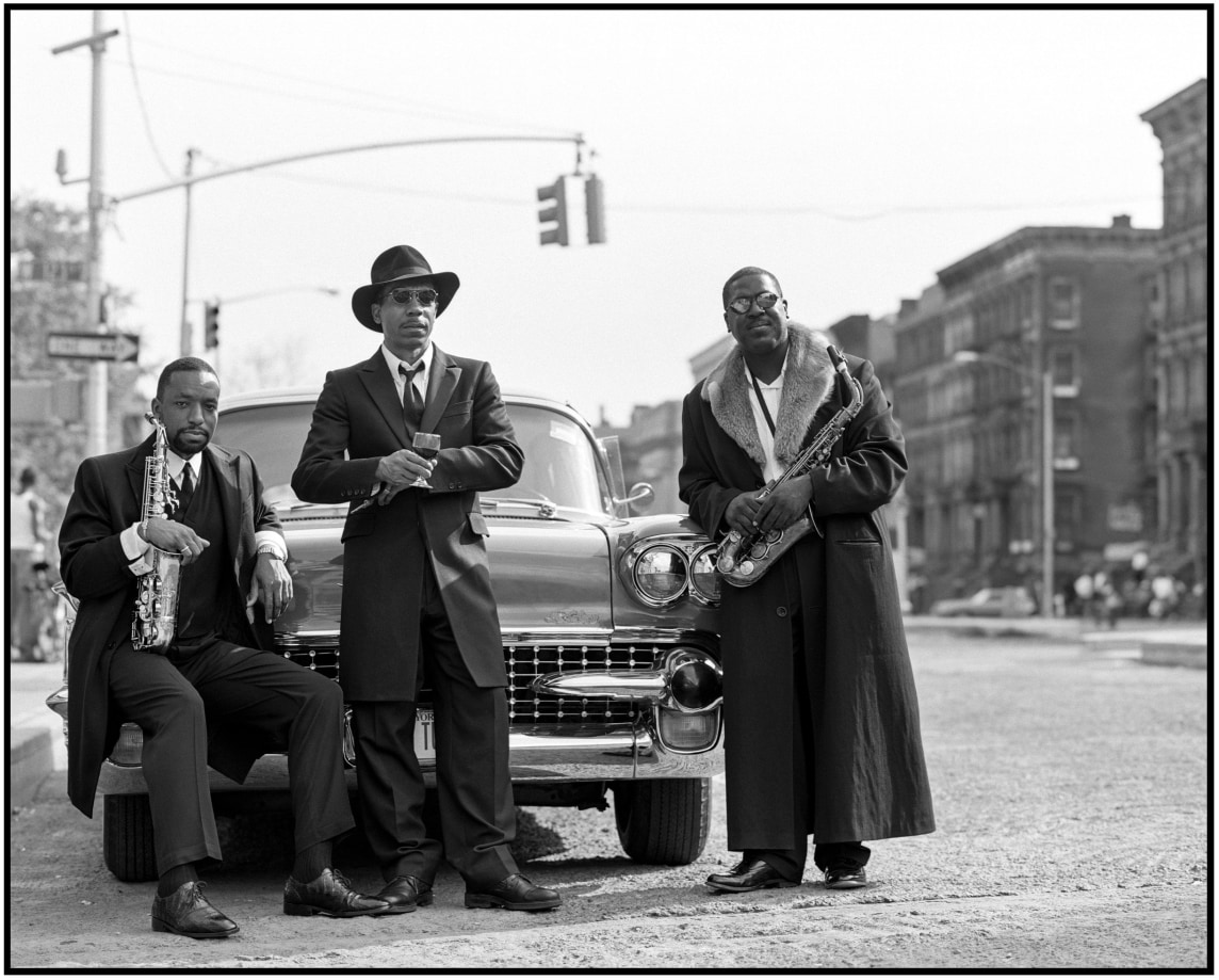 Arthur Elgort, Donald Harrison, Olu Dara & Jesse Davis, Harlem, New York City, 1998