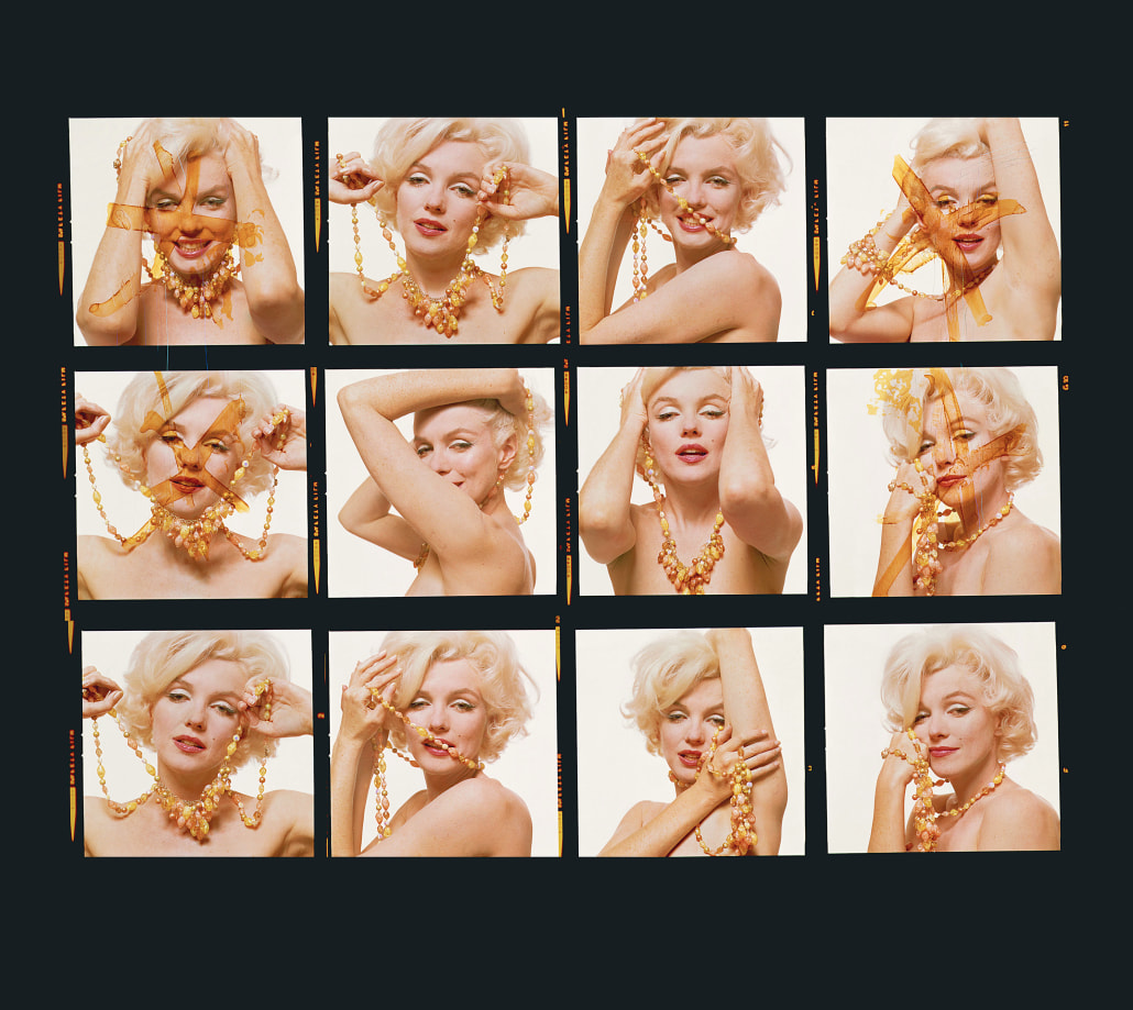 Bert Stern, Marilyn Monroe: From "The Last Sitting, 1962" (Contact Sheet)