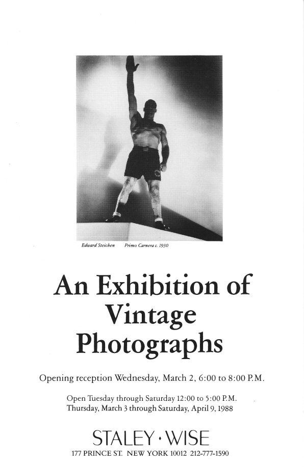 An Exhibition of Vintage Photographs