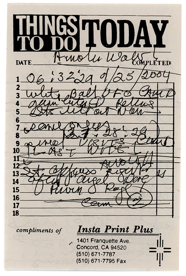 Kali, Things To Do Today, January 25, 2004