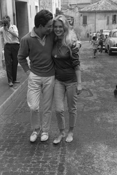 Edward Quinn, Brigitte Bardot and Jacques Charrier, St. Tropez, France, 1959