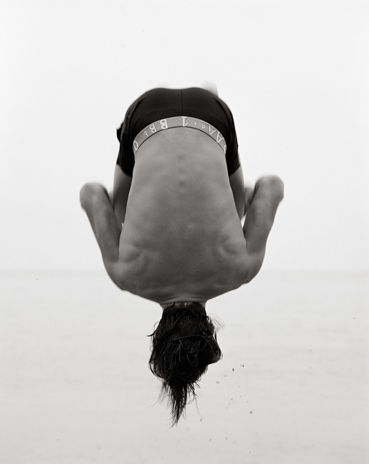 Herb Ritts, Backflip, Paradise Cove, 1987