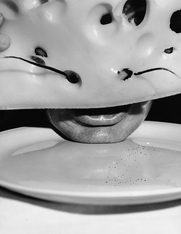Philippe Halsman  Salvador Dali (Cheese)