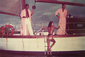 Chris Von Wangenheim, Yacht with Models, c. 1970