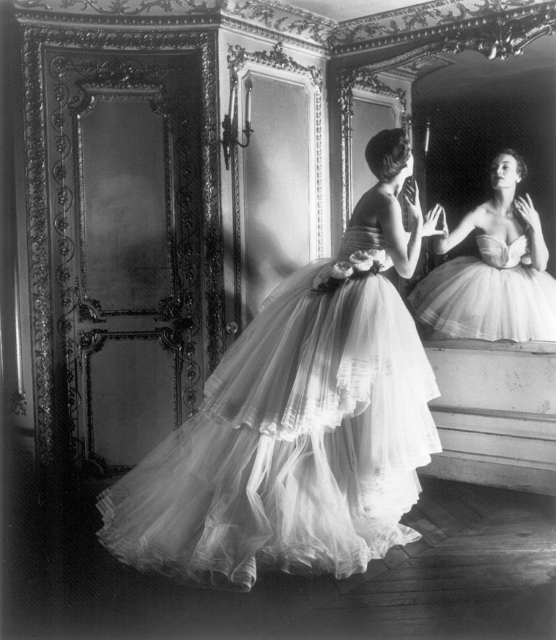 Louise Dahl-Wolfe, Dior Ballgown, Paris, 1950