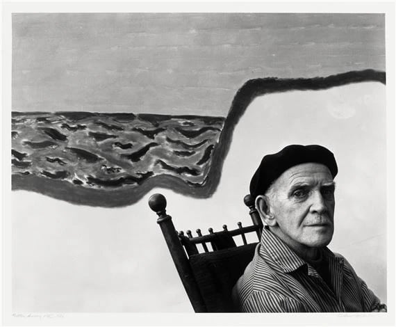 Arnold Newman , Milton Avery, New York, 1960