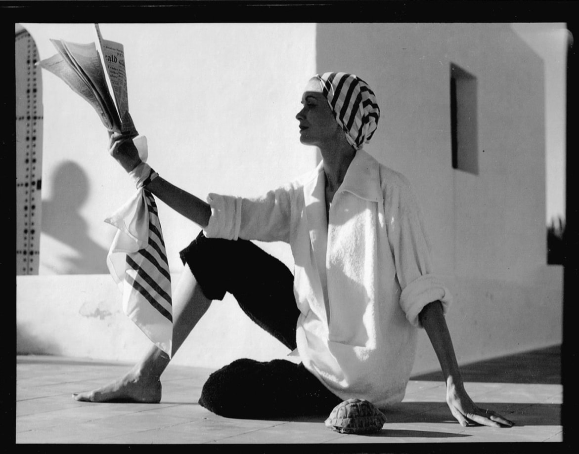 Louise Dahl-Wolfe, Natalie, Hammamet, Schiaparelli, Turtle