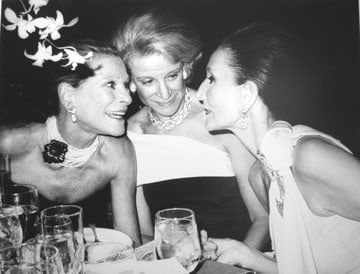 Roxanne Lowit, Nan Kempner, Fran Stark, and Jacqueline De Ribes, New York, 1984