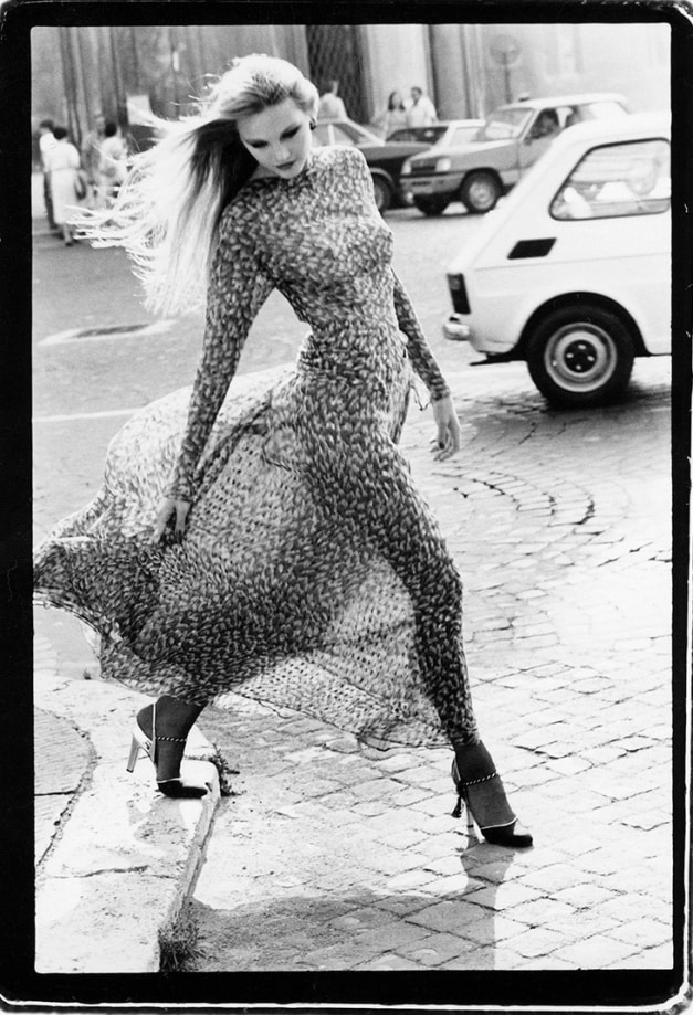 Arthur Elgort, Michelle Stevens, Italy, Italian Harper's Bazaar, 1978